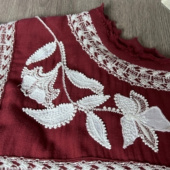 Free People Edie T-Shirt In Sweet Raisin Combo Size Small - Picture 5 of 12